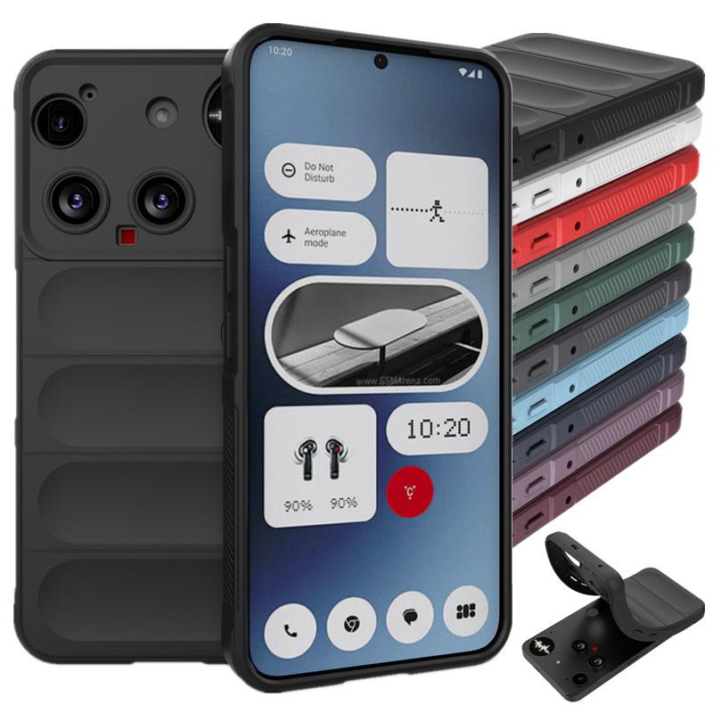Soft Skin Feeling Flexible Silicone Case for Nothing Phone 3 (3) Protective Cover Shockproof Back Shell Fundas Coque
