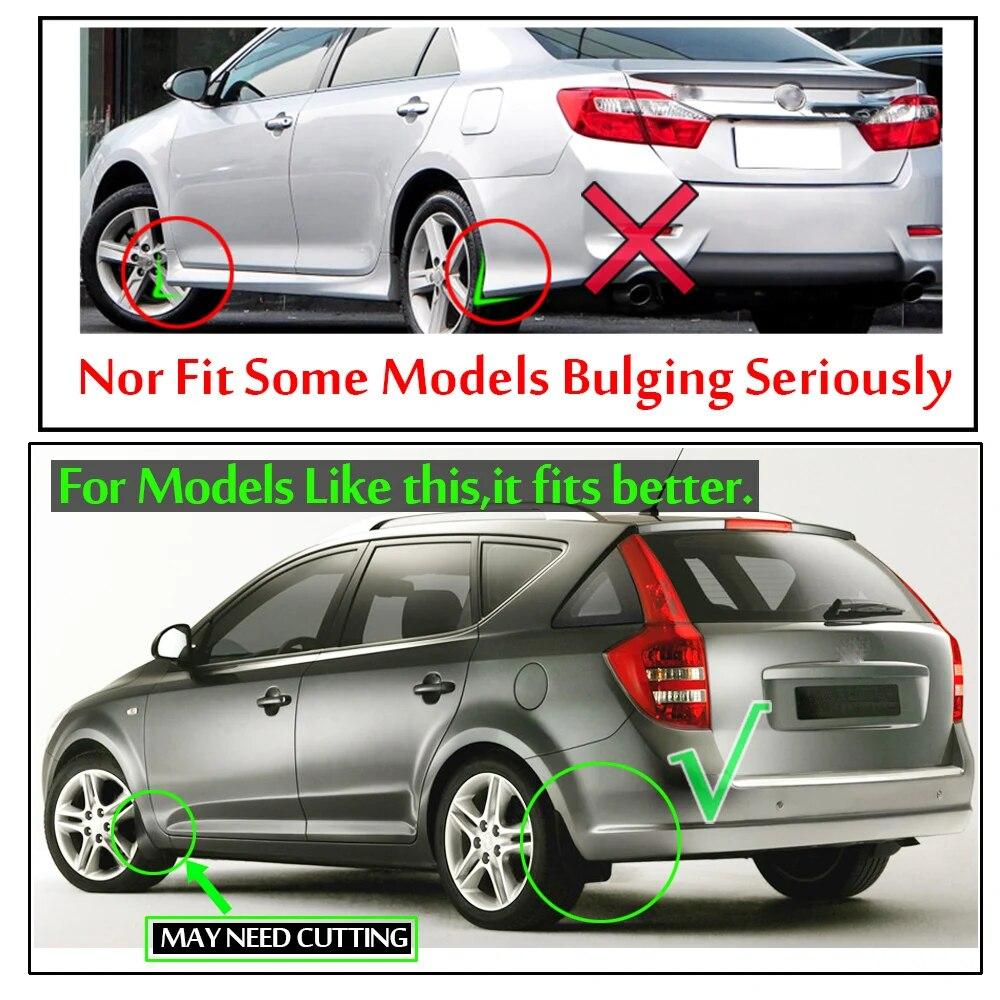 Set Universal Mudflaps Mud Flaps Splash Guards Mudguards For Kia Cadenza K7 Ceed Pro Cee'd Cee'd SW Forte K3 Cerato Naza Forte