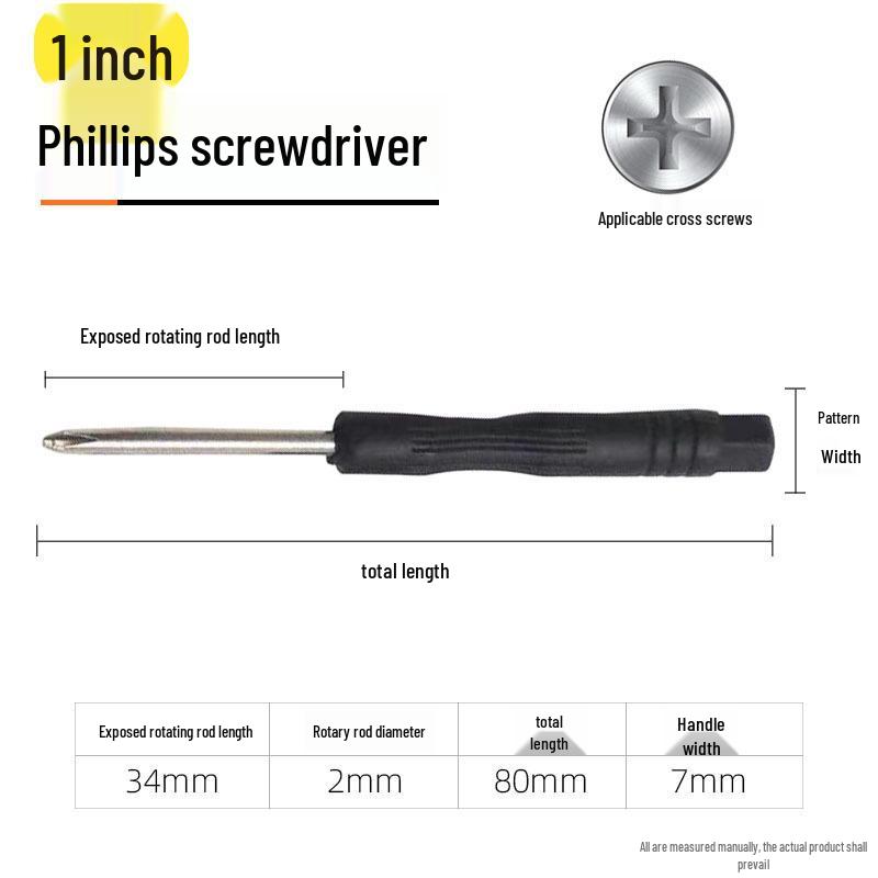 Magnetischer Kreuz- und Schlitzschraubendreher mit Kürbisgriff für den Hausgebrauch