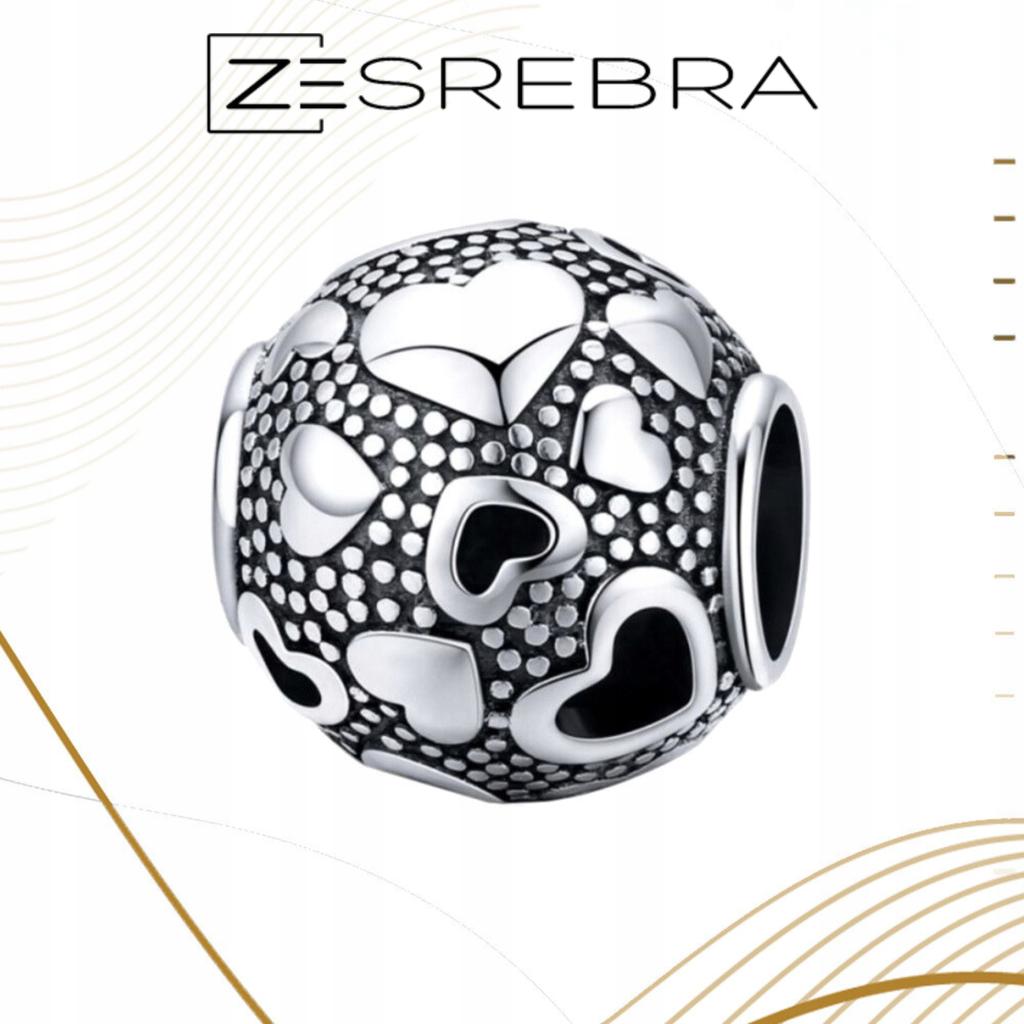 Heart Charms Pr 925 Bead Pendant S925 Heart Beads