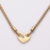 Electroplated Double-sided Heart Valentine's Day Jewelry. Stainless Steel Heart Necklace Pendant. Necklace.