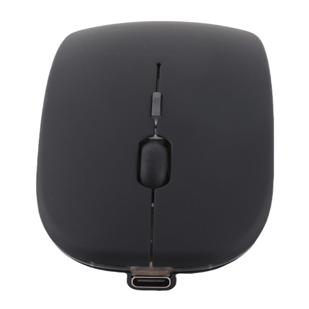 2.4Ghz Wireless Mouse Rechargeable Light Ergonomic Mice 1600DPI No Noise with Smart Optical