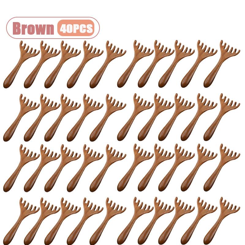 Head Care Comb Meridian Massage Comb  Six-Pronged Scraping Massage Tool Wide-Tooth Facial and Body Scraper for Relaxation