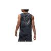 Jordan Logo Solid Color Breathable Sports Tie-Dye Loose Sleeveless Tank Top Men Tops Black DZ0568-022