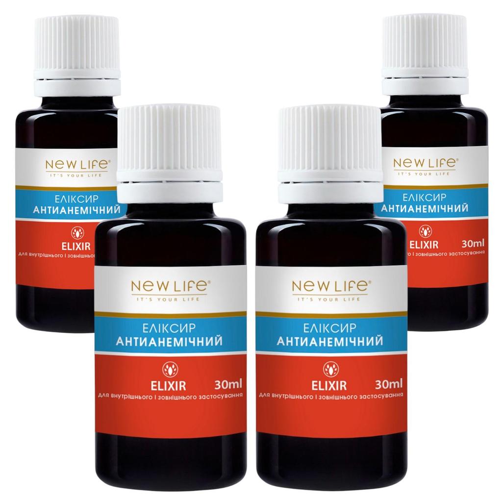 Antianemic Herbal Elixir Dietary Supplement New Life