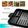 Korean Grill Meat Plate Aluminum Titanium Coating Barbecue Pan Camping Board Griddle for Outdoor Cassette Stove and Induction