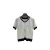 2026 Summer Hollow Zipper Knit Short-Sleeved Cardigan - Casual, Lightweight, Age-Reducing Versatile Top