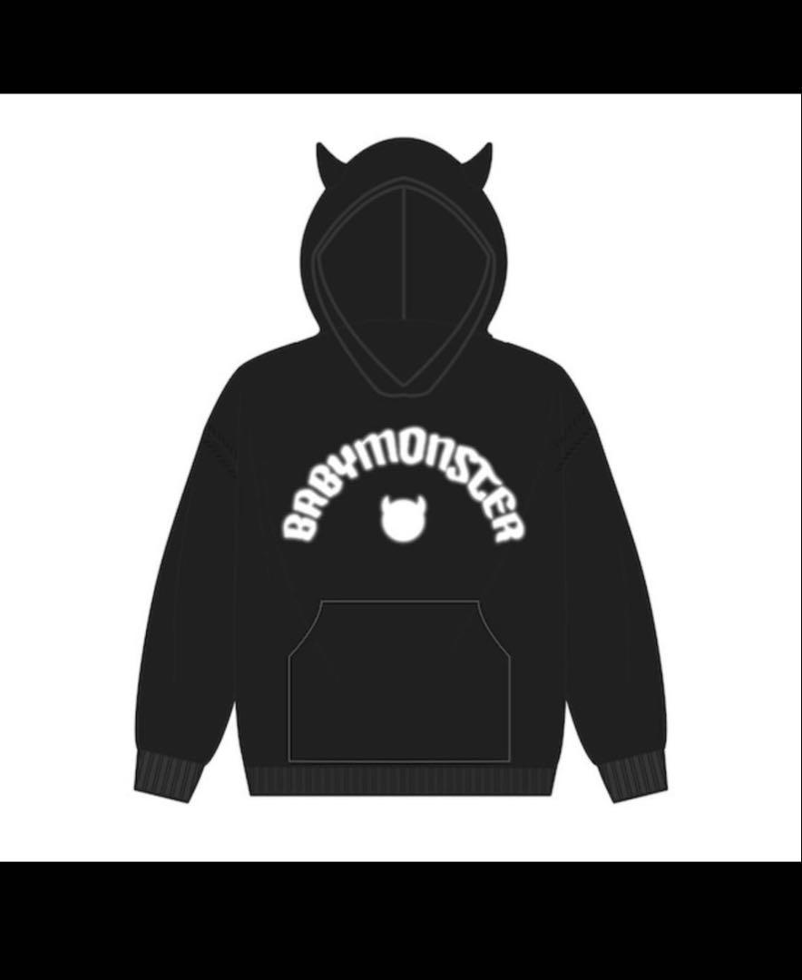 

[Б/У] Толстовка с капюшоном BABYMONSTER Черная XL