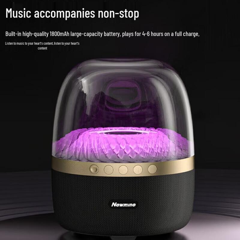 Newman BT512 Mini Portable Bluetooth Speaker with Ambient Light