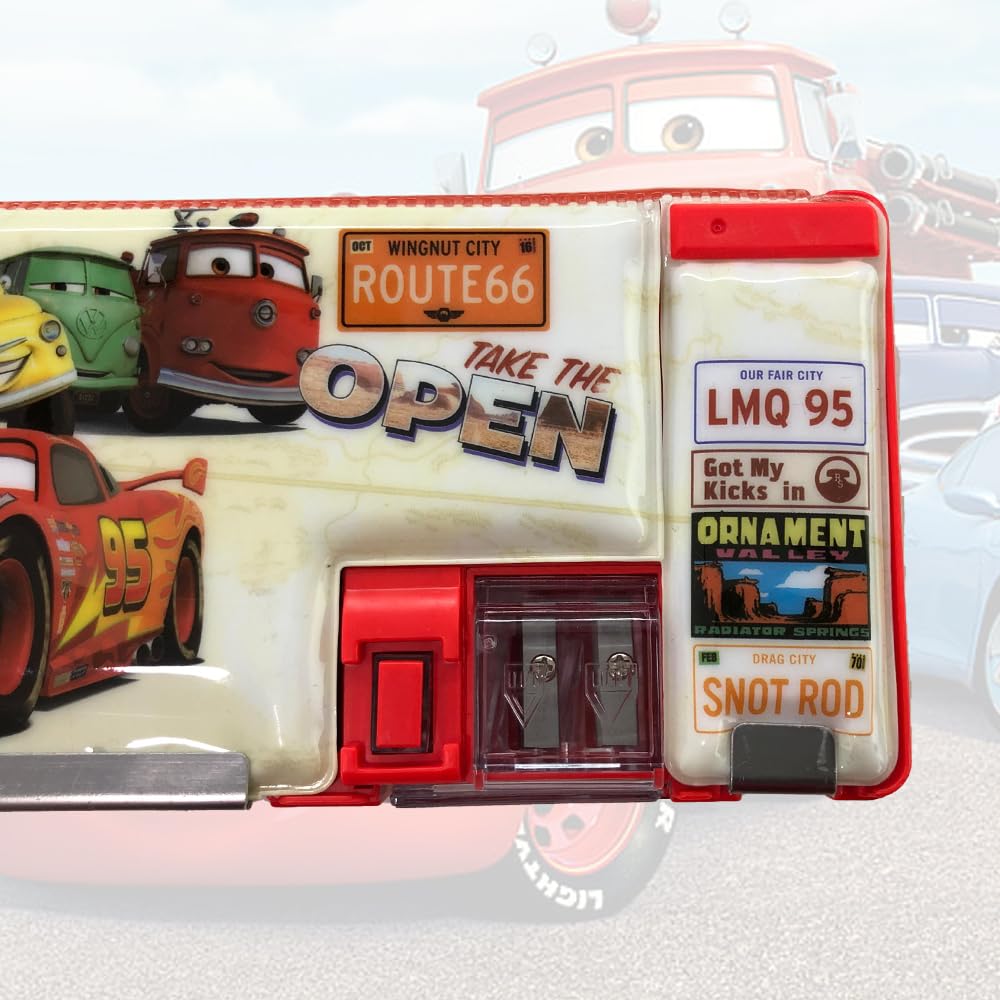 RSINC Magnetic Cars Pencil Box for Kids – E| Durable, Functional, and  Playful Stationery Organizer | V