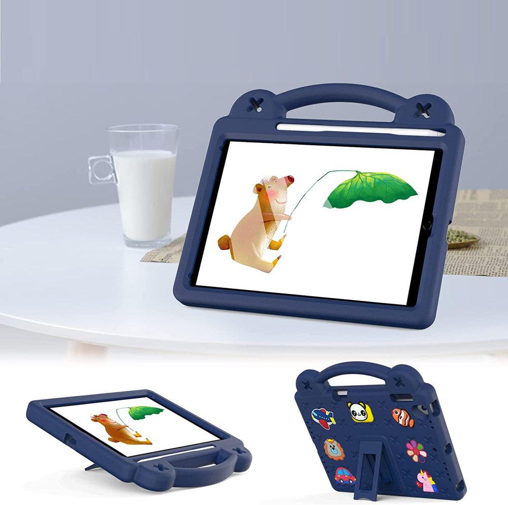 Case for iPad 9.7" 2018/2017 (6th/5th Gen.) / Pro 9.7" 2016, Cute Patterns, with Stand, Navy Blue