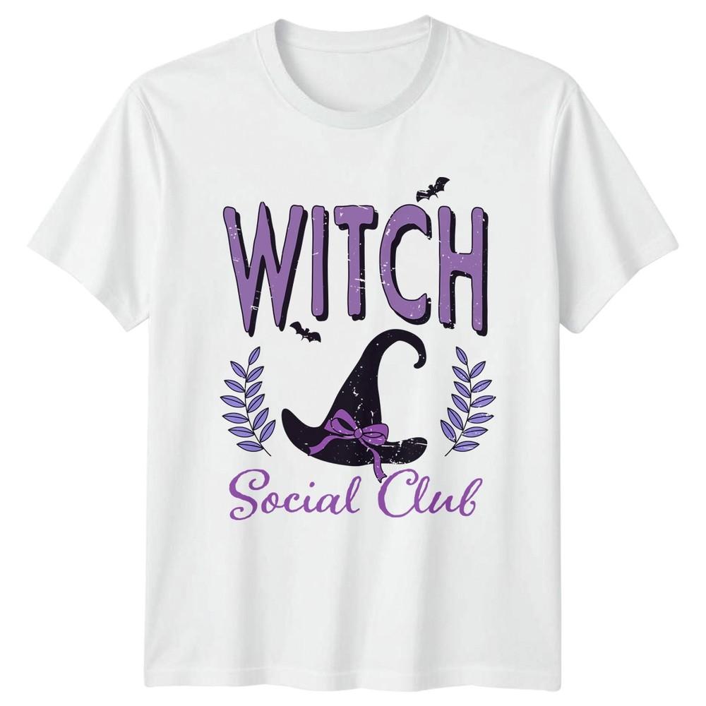 Witch Social Club Unisexs TShirt Spooky Aesthetic Halloween Gift For Her S