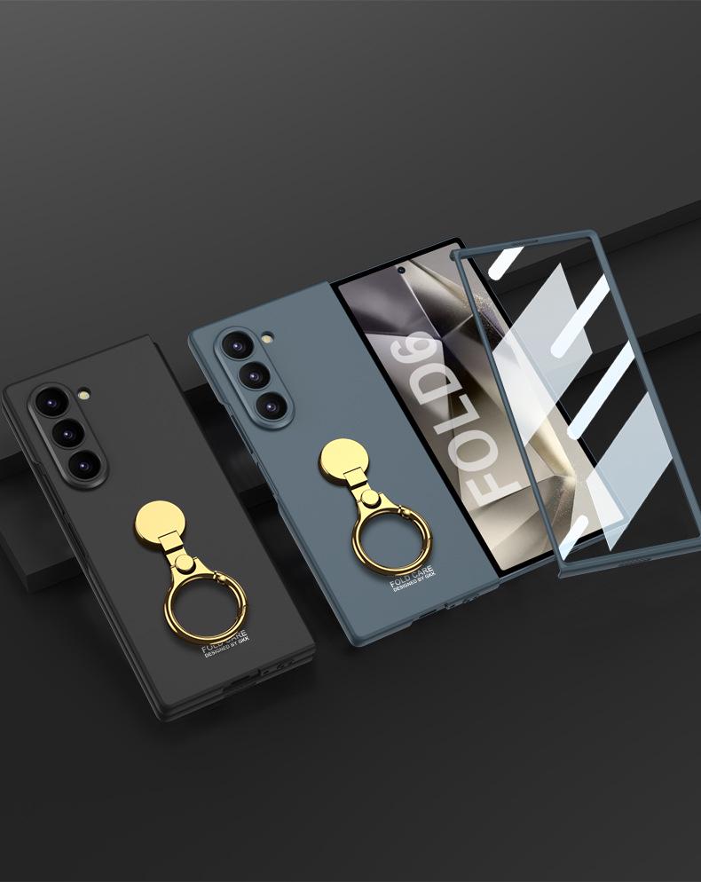 Schlanke faltbare Hülle mit Fingerring für Samsung Galaxy Z Fold6