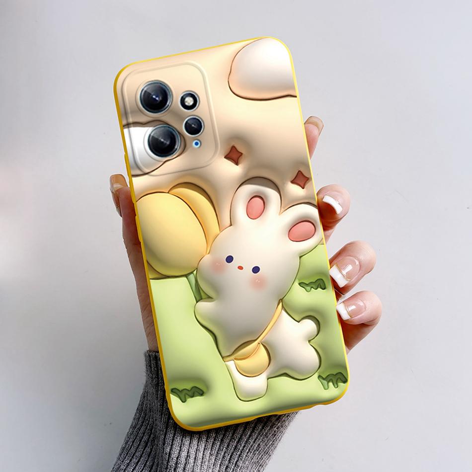 For Xiaomi Redmi Note 12 4G Case Astronaut Painted Cute Bumper Silicone Soft Funda For Xiaomi Redmi Note 12 5G Global Phone Case