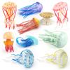 Marine Life Plastic Jellyfish Statue Static Tabletop Ornament For Decor Home