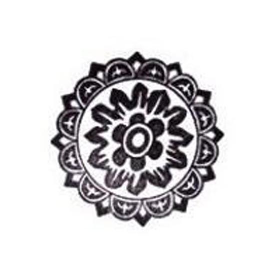 6ks inovativní razítko s širokým použitím opakovaně použitelné kompaktní razítko s květinovým vzorem pro každodenní použití