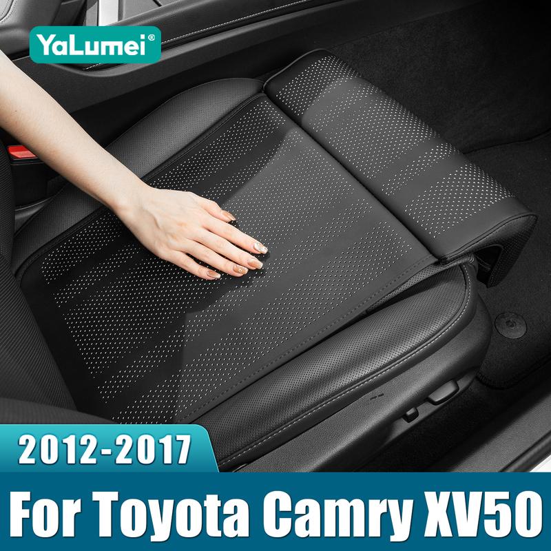 For Toyota Camry 50 XV50 2012 2013 2014 2015 2016 2017 Car Seat Leg Support Extension Mat Cushion Rest Breathable Pad Cover