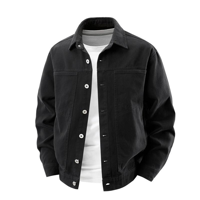 New spring and autumn men's American casual jacket windproof and breathable comfortable skin-friendly and durable coat
