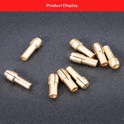 11PCS/lot Mini Drill Brass Collet Chuck For  Rotary Tool 0.5-3.2mm Brass And Nut For  Accessories Set