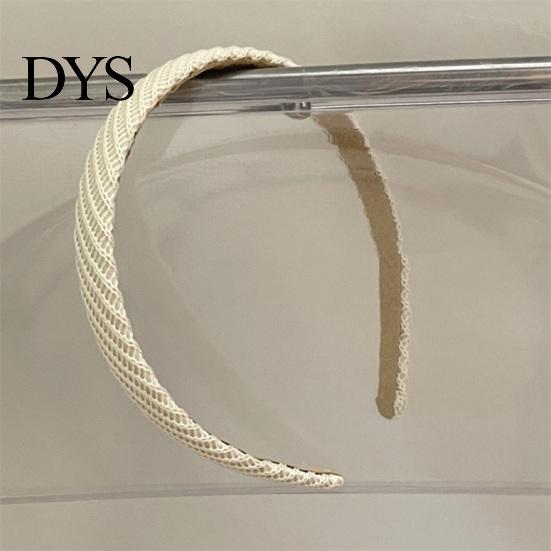 Sweater Coat Headband Women Anti-Slip Inner Side Sponge Filling Handmade Knitting Practical Hair Accessory Hoop Narrow Edge Hairband Broken