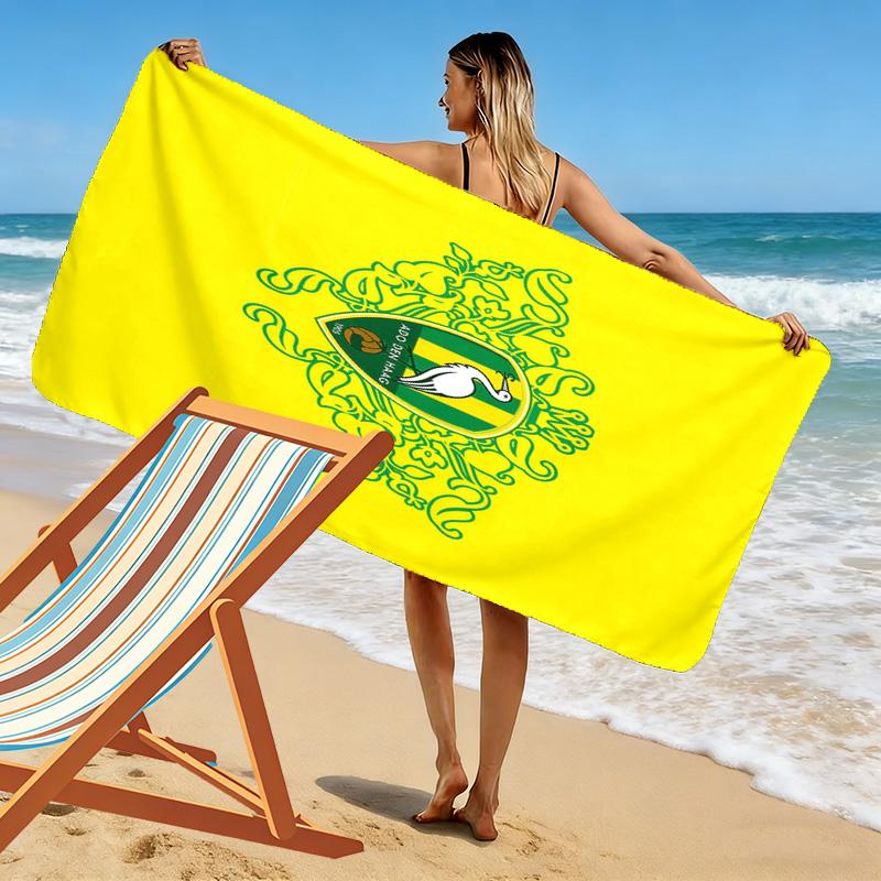 Ręcznik plażowy z nadrukiem ADO Den Haag, Duży miękki szybkoschnący ręcznik na plażę, kemping, basen