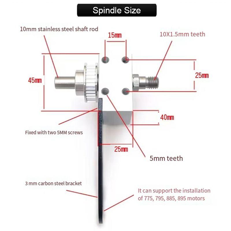 Feb.Mini Table Saw Spindle DIY Woodworking Cutting Spindle Bearing Seat For Table Saw Home Saw Bearing Block