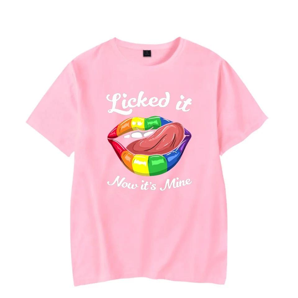 2024 Fashion Lgbt Pride Short Sleeve O Neck Funny Unisex Gay Shirt  Casual Lesbian T Shirt Tops