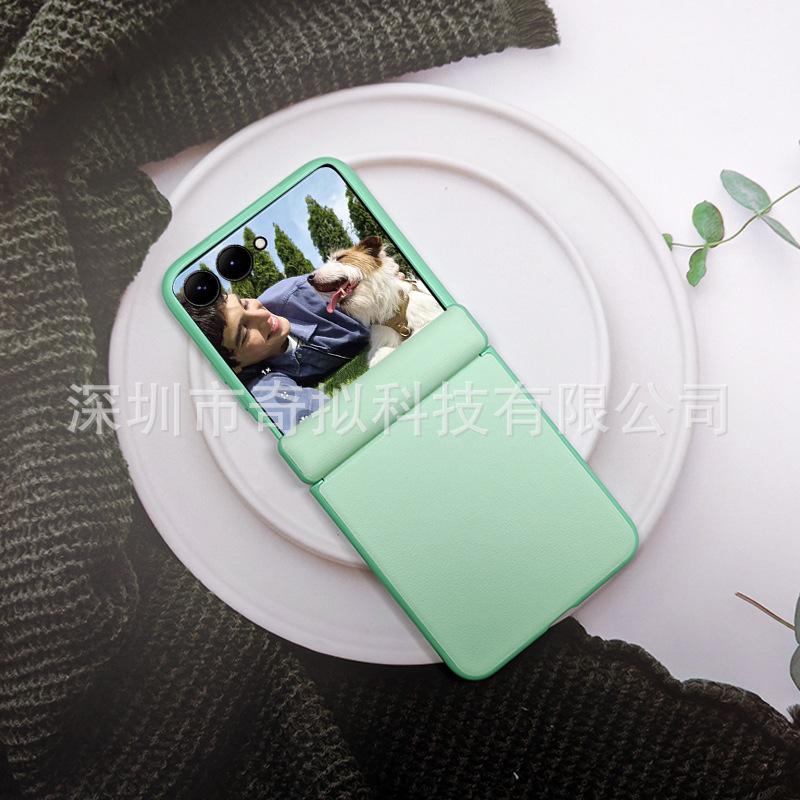 Applicable to Samsung flip7 mobile phone case, new Samsung flip6 central axis hinge all-inclusive magnetic suction Samsung Macaron case
