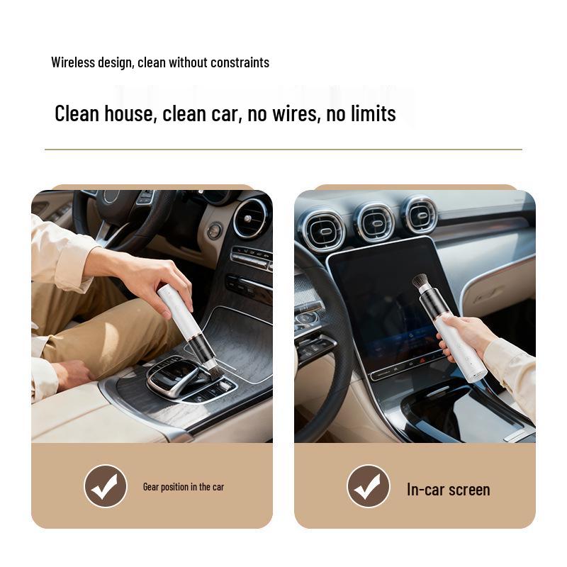 2026 Portable Mini Handheld Vacuum Cleaner - Long-Lasting Wireless Car & Desktop Cleaner