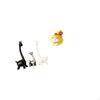 Modern Ceramic Giraffe And Cartoon Snake Statue Centerpiece Decorative Figurine for Desk Office