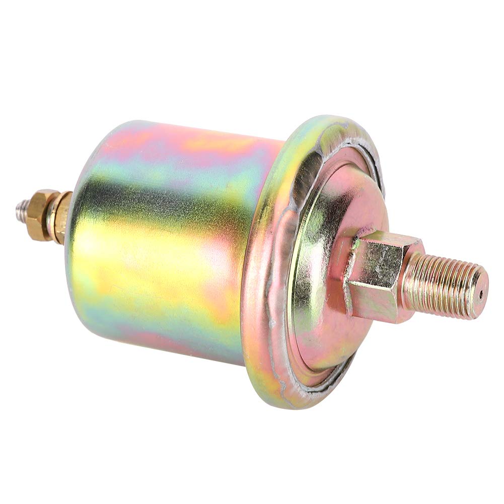 Oil Pressure Sender Sensor 0 to 100psi Auto Replacement Car Engine Oil Pressure Sensor 3015237 1Pin Head Switch 1/8NPT Thread for Industrial &