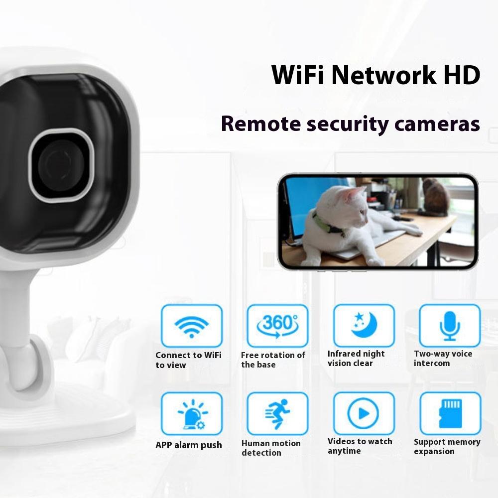Home Security Camera Wireless Wifi Pet Camera 1080P Voice Intercom Infrared Night Vision Monitoring