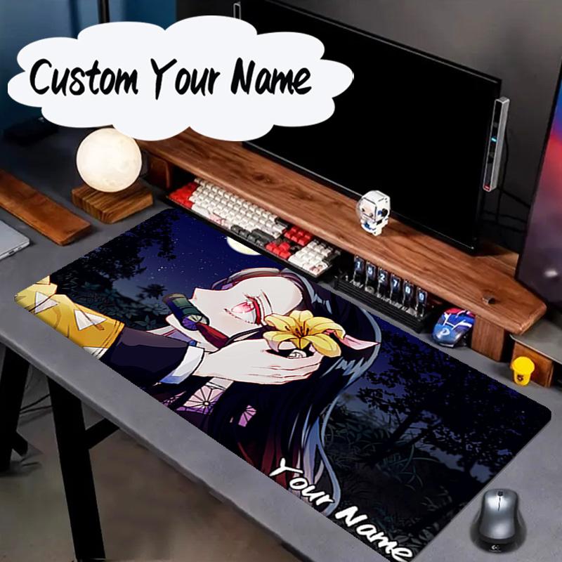Custom Name Mouse pad Demon Anime Group Mouse pad, Gaming Mouse Pad, keyboard pad, Desk Decor for computer notebook Fan Birthday Gift