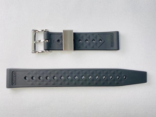 R03C014J9 SEIKO Prospex 19mm Silicone for Band, Black, SBDX041/ 8L35-01D0