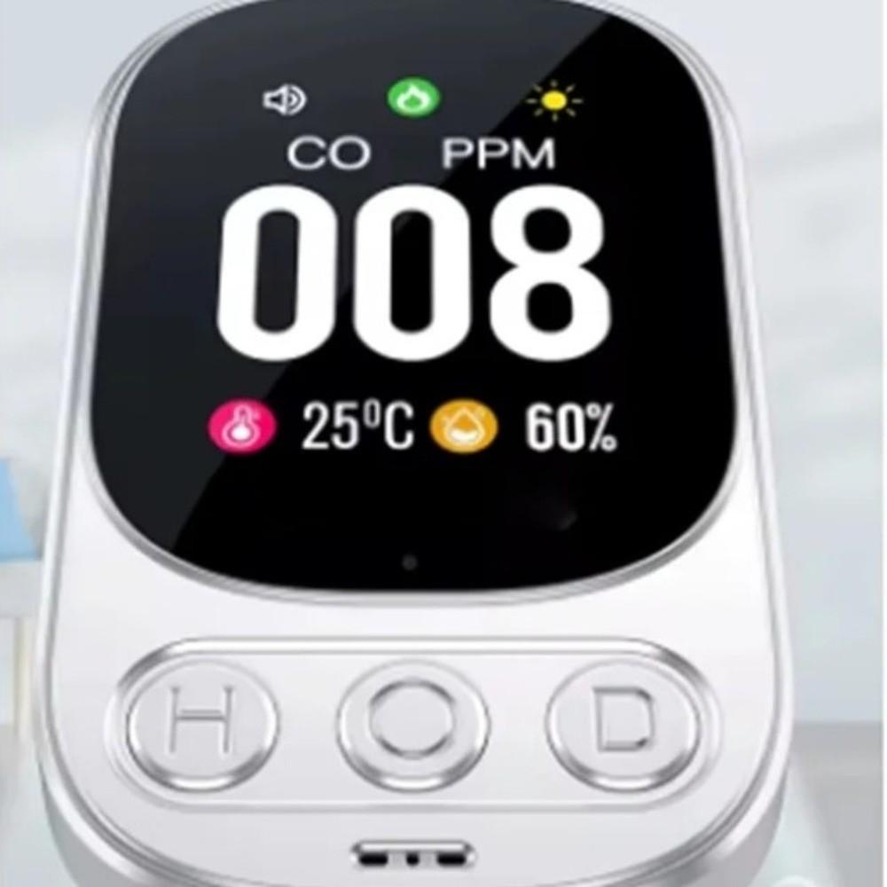 Large Screen Carbon Monoxide Detector Real Time Monitoring CO Monitor CO Monoxide Alarm Travel