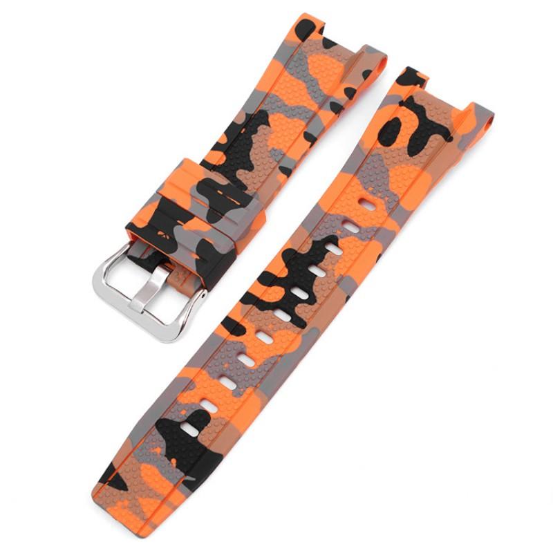 Resin Strap Casio GST-W120/130L/S310/410 Camouflage Watch Band Replacement Accessories