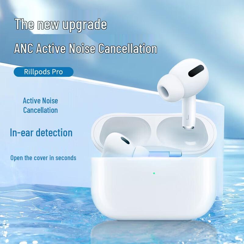 

Rillpods Pro Active Noise Cancelling Wireless Earbuds