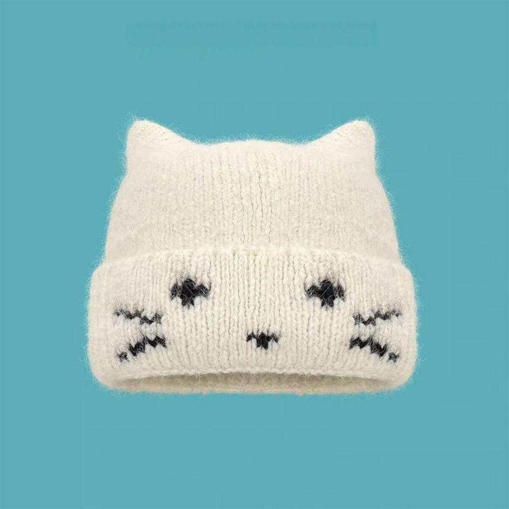 Women's Ear Warm Earflap Hat Cute Versatile Winter Cold for Outdoor Wear