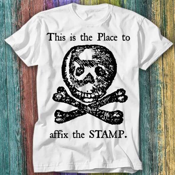 

Stamp Act of 1765 Protest US History American Revolution T Shirt Top Tee 462 3XL