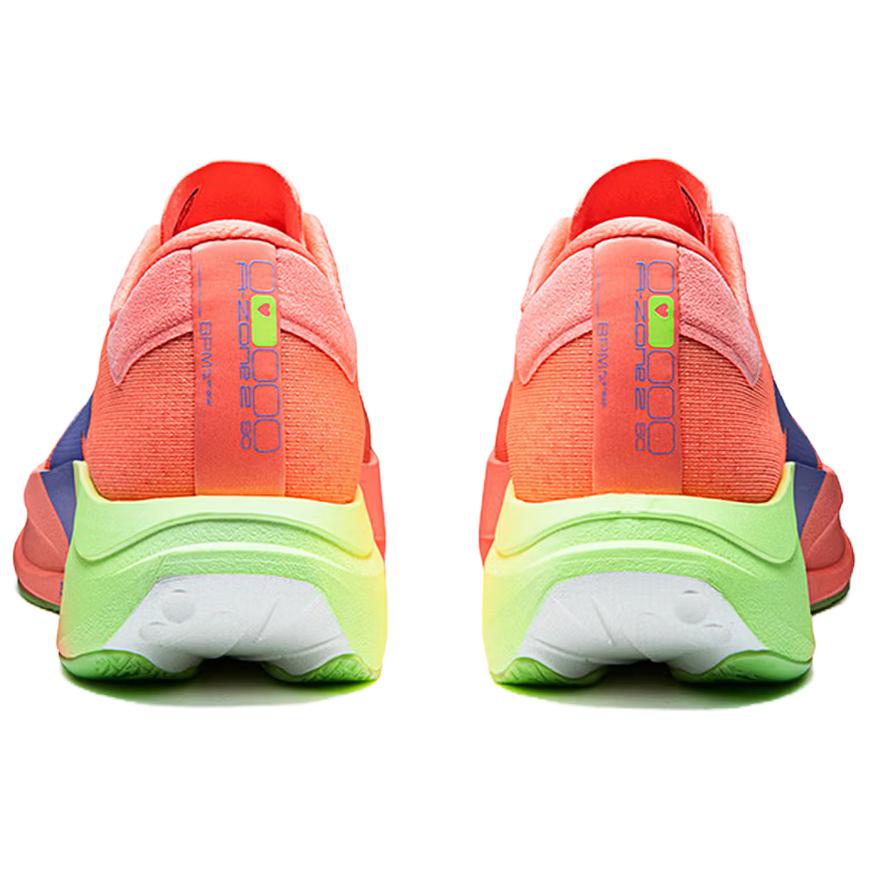 Anta Zona 2 Frequenza Cardiaca 90 Comodo Ammortizzante Antiscivolo Rebound Scarpe da Corsa Casual Basse Sneaker da Uomo Fluorescent-Perla-Rosso 112635579-2