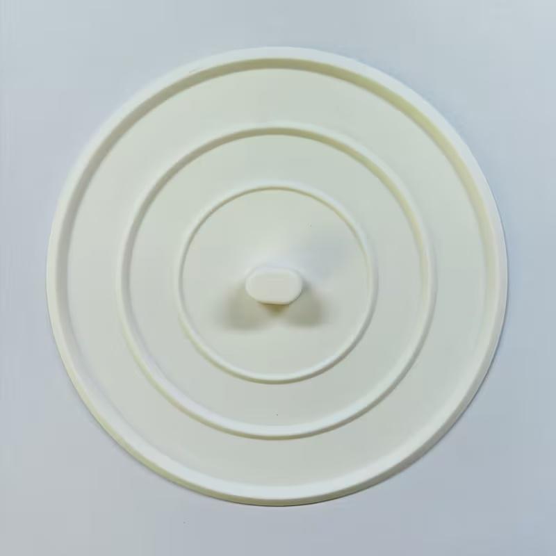 1pc Silicone Bathtub Stopper | Flat Suction Sink Stopper, Hair Stopper, Corrosion Resistant - TIGERPOWER