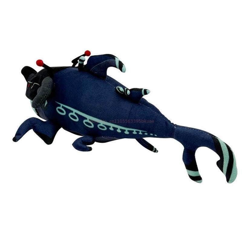 Striker Shark Plush Toys Pillow Game Hazbin Evil Boss Shark Stuffed Doll Party Birthday Christmas Gifts Toys Room Decoration