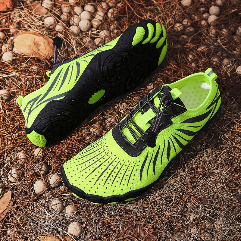 Classic Fashion Green Mens Five Fingers Shoes Big Size 48 Anti-slip Swiming Sneakers Unisex Soft Water Shoes Men Barefoot Hombre
