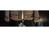 Winter 2025 Men's Fashionable Thickened Velvet Motorcycle Jacket - Long-Sleeved, Warm Lapel Design