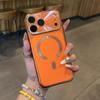 Crystal Lens Protector Magnetic Case For For Iphone 17 16 1 14 13 Pro Max For  Wireless Charge Shockproof Matte Cover