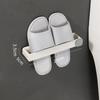 Wall Mounted Foldable Shoe Rack, Slippers Drain Storage Rack, Shoe Hanging Holder, Bathroom and Bedroom Organizer