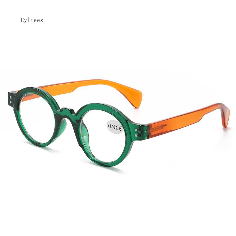 Men Retro Reading Glasses Anti Blue Light Eyewear Trend Ultra-lightweight Round Frame Women Presbyopic Eyeglasses Frame Unisex