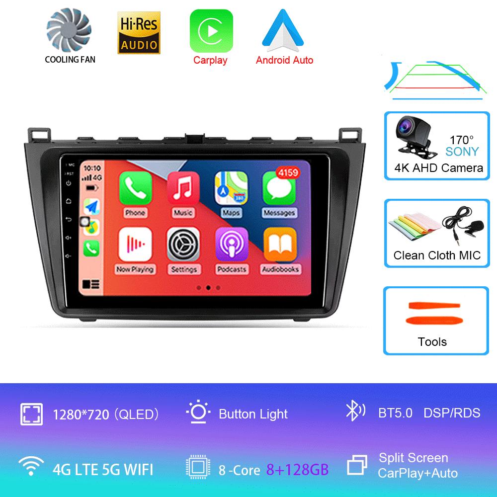 Android 14 Car Radio For Mazda 6 II GH 2007 - 2012  Multimedia Video Player Navigation Stereo GPS No 2din 2 Din Dvd