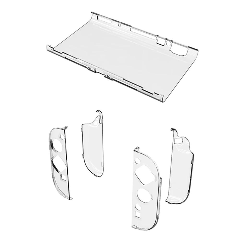 Clear PC Hard Case for Switch 2 Split Protective Shell Cover Anti-scratch Crystal Protector Case for Nintendo Game Accessories