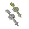 Cross Sword Pendant Full Diamond Cuban Chain Hip Hop Legendary Jewelry High Sense Colorful Row Diamond Necklace Men
